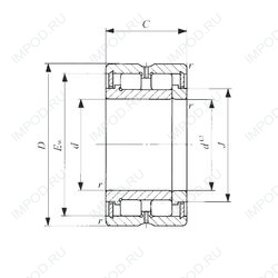 Подшипник NAG 4919 Подшипник NAG 4919