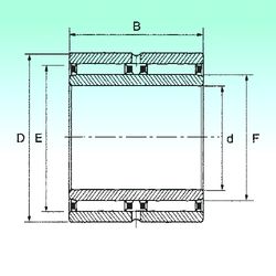 Подшипник NAO 30x45x26 - ZW