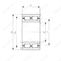 Подшипник NAU 4902