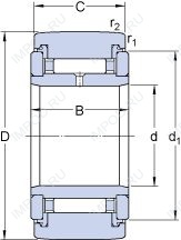 Подшипник NATR 40 PPA