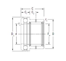 Подшипник NAXK20 Подшипник NAXK20