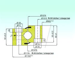 Подшипник NB1.25.1076.200-1PPN