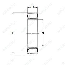 Подшипник NCF 2926 V Подшипник NCF 2926 V