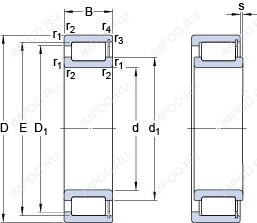 Подшипник NCF 1848 V
