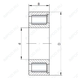 Подшипник NCF1840 V Подшипник NCF1840 V
