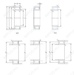 Подшипник NCF18/950V Подшипник NCF18/950V