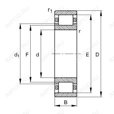 Подшипник N316-E-TVP2