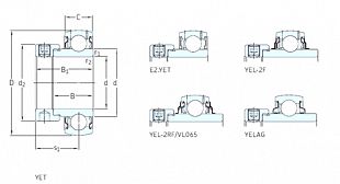 Подшипник YELAG209-111 Подшипник YELAG209-111