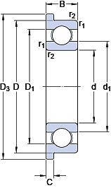 Подшипник W 627 XR Подшипник W 627 XR