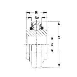 Подшипник W208PPB23 Подшипник W208PPB23