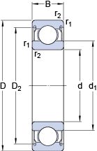 Подшипник WBB1-8714-2ZS Подшипник WBB1-8714-2ZS