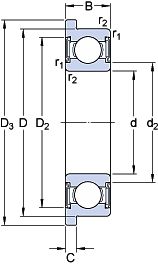 Подшипник WBB1-8706 R-2RS1