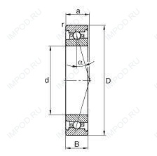 Подшипник HS7012 E.T.P4S.UL