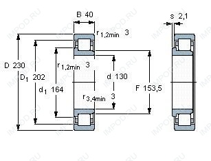 Подшипник NJ226 ECJ