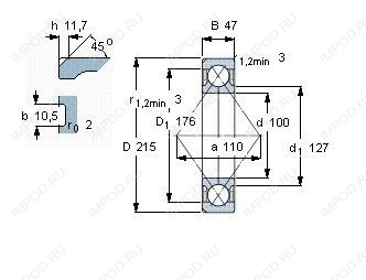 Подшипник QJ319 N2MA