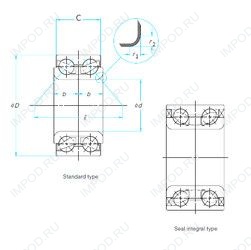 Подшипник DAC356437
