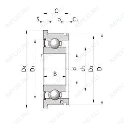 Подшипник AB41659YS04