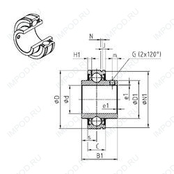 Подшипник CUC205-14 Подшипник CUC205-14