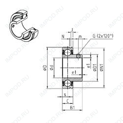 Подшипник CUS209-28 Подшипник CUS209-28