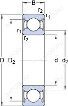 Подшипник D/W RW1810-2ZS
