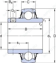 Подшипник E2.YAR 207-106-2F