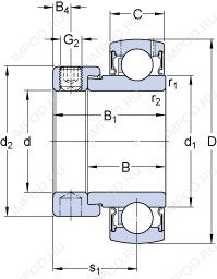 Подшипник E2.YET 207-107