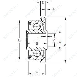Подшипник F3DD