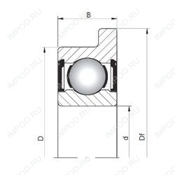 Подшипник FL623 ZZ Подшипник FL623 ZZ