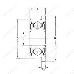 Подшипник FR133ZZ
