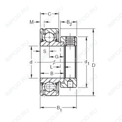 Подшипник GRAE40RR