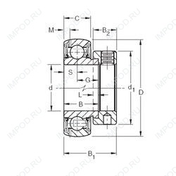 Подшипник GRA202RRB Подшипник GRA202RRB