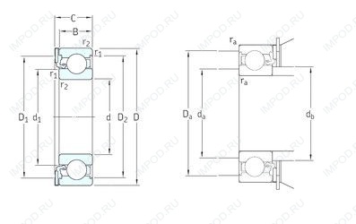 Подшипник ICOS-D1B02 TN9