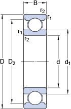Подшипник W 61709 Подшипник W 61709