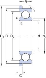 Подшипник W 619/6 R