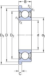 Подшипник W 630/2 R-2ZS