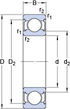 Подшипник W 6210-2Z