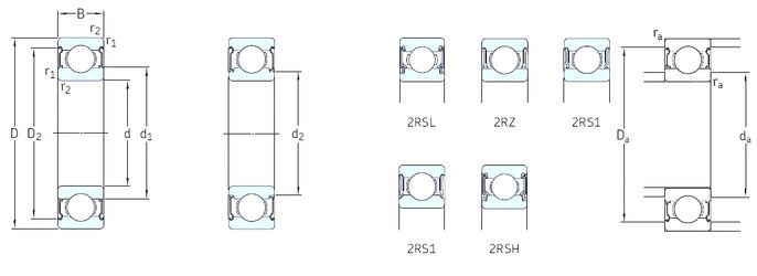 Подшипник W623-2Z