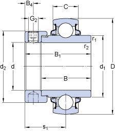 Подшипник YELAG 205