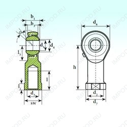 Подшипник TSF 30 BB-O Подшипник TSF 30 BB-O