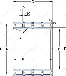 Подшипник BC4-8037/HA1VA907