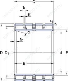 Подшипник BC4B 326361 B/HA1