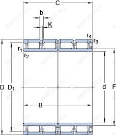 Подшипник BC4-8031/HA1VA907