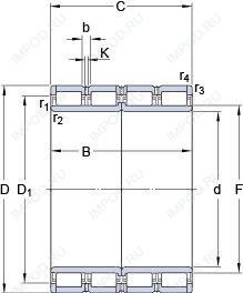Подшипник BC4-8000/HA1