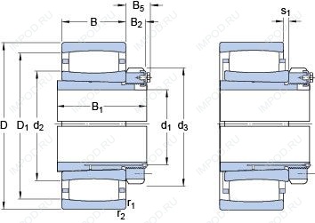 Подшипник C 30/710 KM + OH 30/710 H