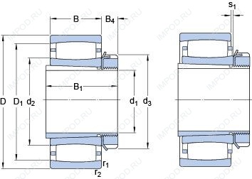 Подшипник C 3038 K + H 3038