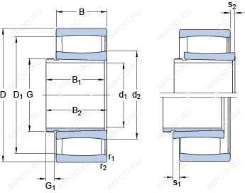 Подшипник C 4038 K30V + AH 24038