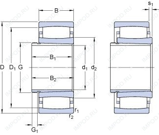 Подшипник C 4032 K30 + AH 24032