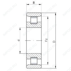 Подшипник N1992 Подшипник N1992