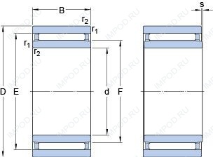 Подшипник NAO 9x22x12 TN