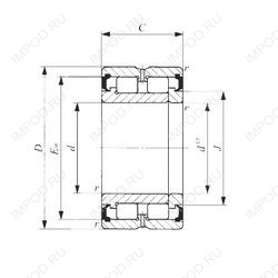 Подшипник NAG 4913UU Подшипник NAG 4913UU